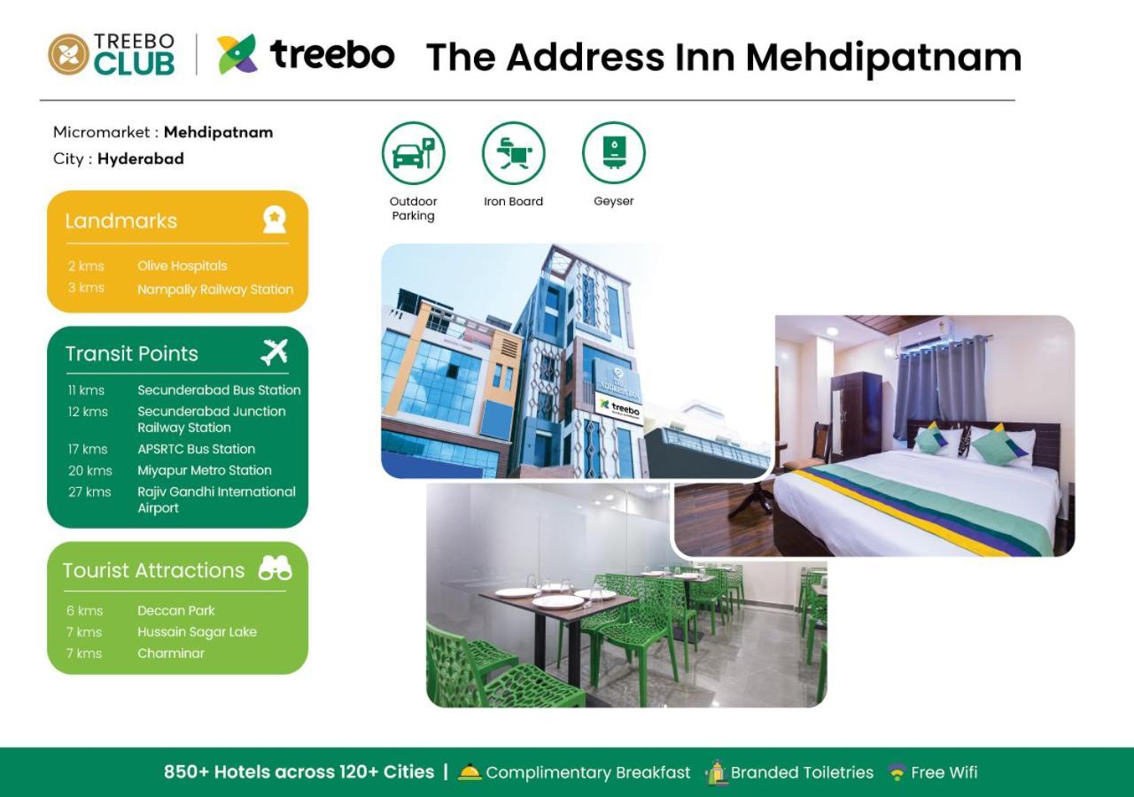 Treebo The Address Inn Mehdipatnam Hajdarábád Exteriér fotografie